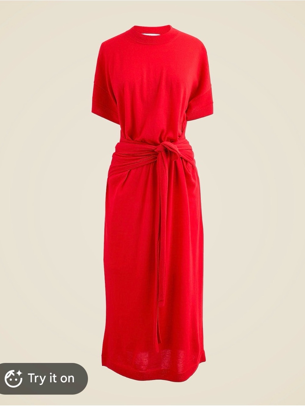 J. Crew Spring Street featherweight cashmere wrap dress